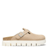Birkenstock Women's Boston Chunky Suede Leather in Warm Sand - Getoutside Shoes