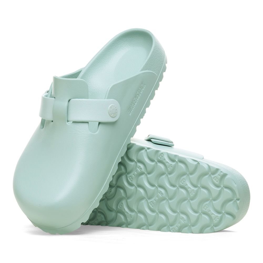 Birkenstock Women's Boston EVA in Surf Green - Getoutside Shoes