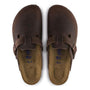 Birkenstock Women's Boston Softbed Oiled Leather in Habana - Getoutside Shoes