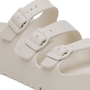 Birkenstock Women's Florida Flex Platform EVA in Eggshell - Getoutside Shoes