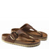 Birkenstock Women's Gizeh Big Buckle Leather in Cognac - Getoutside Shoes