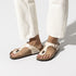 Birkenstock Women's Gizeh Birko-Flor in Graceful Pearl - Getoutside Shoes