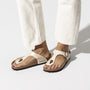 Birkenstock Women's Gizeh Birko-Flor in Graceful Pearl - Getoutside Shoes