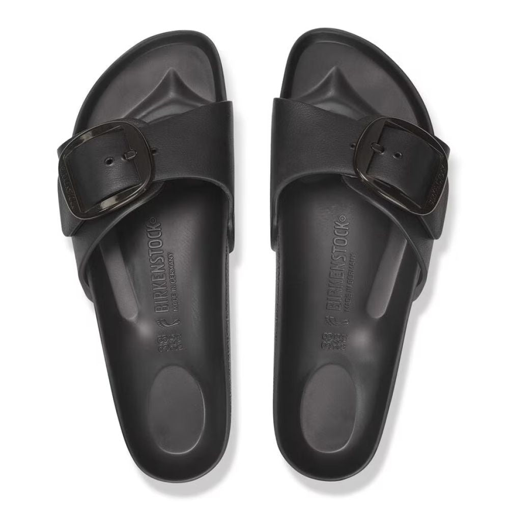 Birkenstock Women's Madrid Big Buckle EVA in Black - Getoutside Shoes