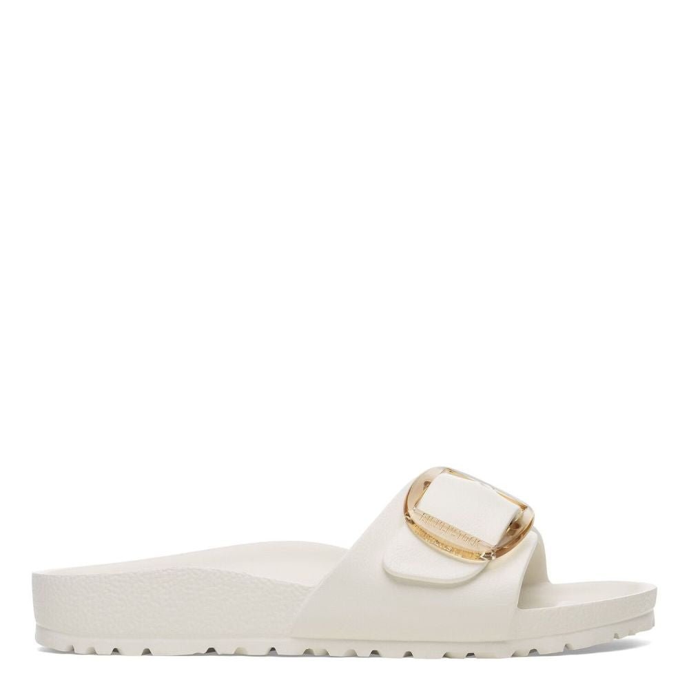 Birkenstock Women's Madrid Big Buckle EVA in Eggshell - Getoutside Shoes