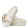 Birkenstock Women's Madrid Big Buckle EVA in Eggshell - Getoutside Shoes