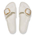 Birkenstock Women's Madrid Big Buckle EVA in Eggshell - Getoutside Shoes