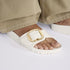 Birkenstock Women's Madrid Big Buckle EVA in Eggshell - Getoutside Shoes