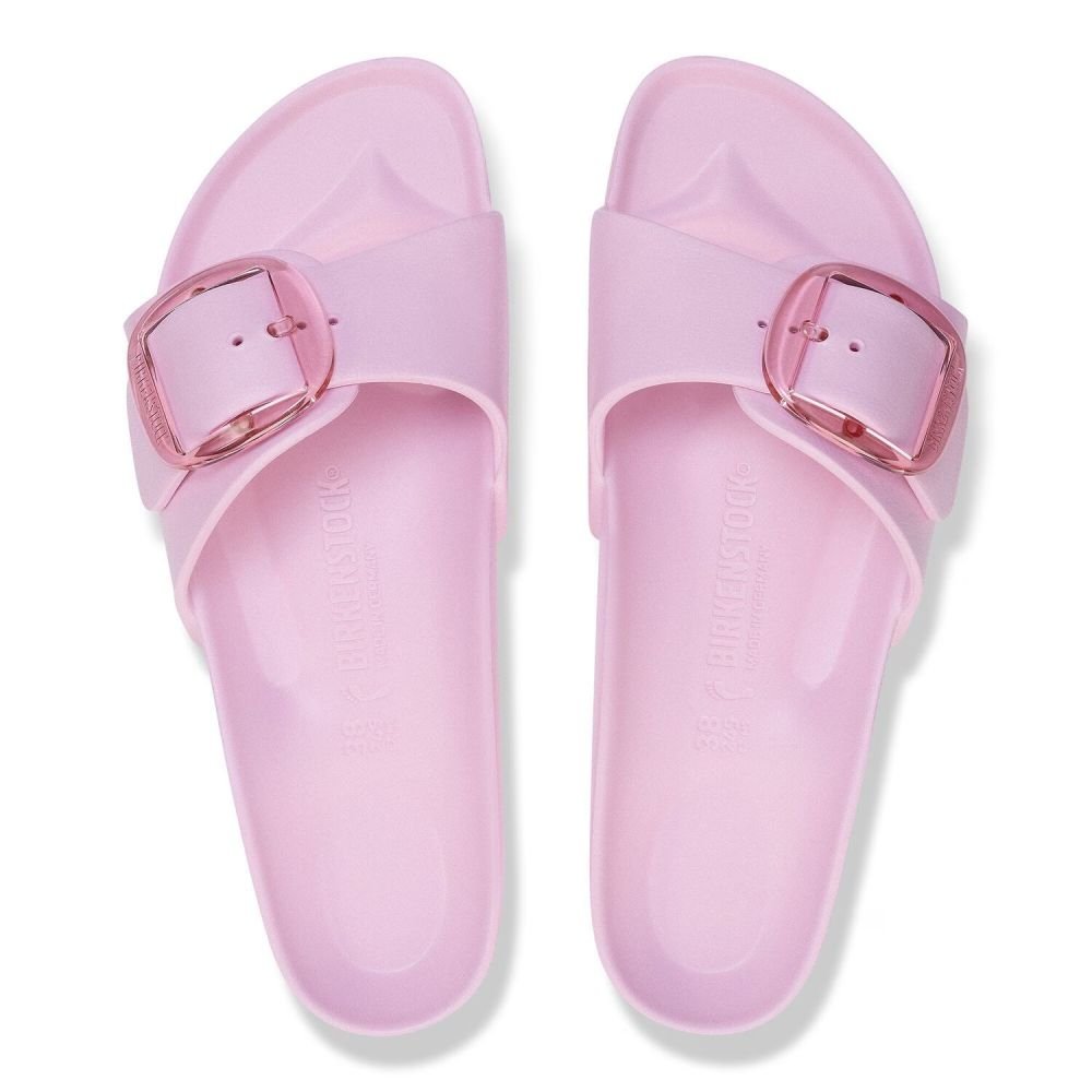 Birkenstock Women's Madrid Big Buckle EVA in Fondant Pink - Getoutside Shoes