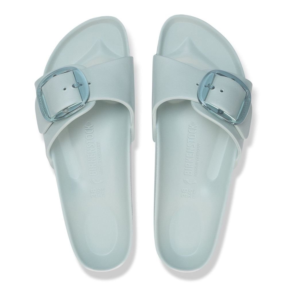 Birkenstock Women's Madrid Big Buckle EVA in Surf Green - Getoutside Shoes