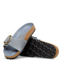 Birkenstock Madrid Big Buckle Oiled Leather in Basalt Gray - Getoutside Shoes