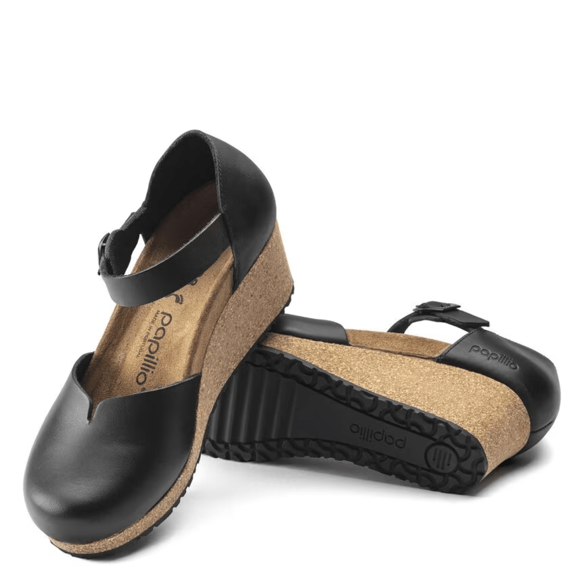 Birkenstock Women's Mary Leather in Black - Getoutside Shoes