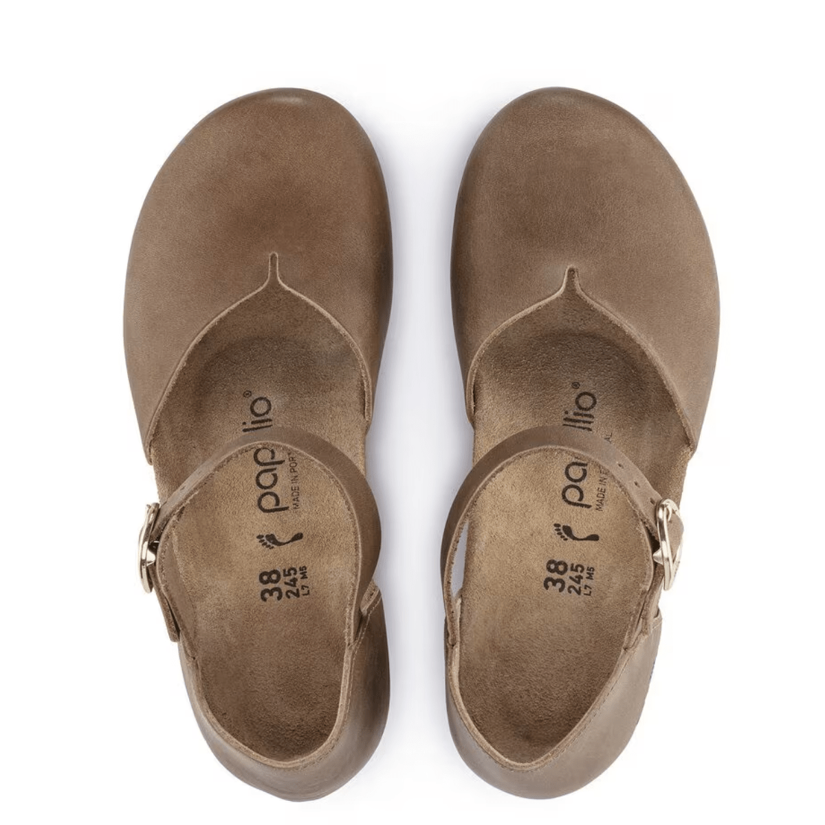Birkenstock Women's Mary Ring-Buckle Oiled Leather in Cognac - Getoutside Shoes