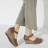 Birkenstock Women's Mary Ring-Buckle Oiled Leather in Cognac - Getoutside Shoes
