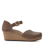 Birkenstock Women's Mary Ring-Buckle Oiled Leather in Cognac - Getoutside Shoes
