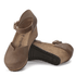 Birkenstock Women's Mary Ring-Buckle Oiled Leather in Cognac - Getoutside Shoes
