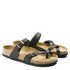 Birkenstock Women's Mayari Oiled Leather in Black - Getoutside Shoes