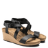 Birkenstock Women's Sibyl Leather in Black - Getoutside Shoes