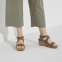 Birkenstock Women's Sibyl Ring-Buckle Oiled Leather in Cognac - Getoutside Shoes