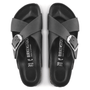 Birkenstock Women's Siena Big Buckle Oiled Leather in Black - Getoutside Shoes