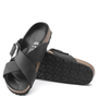Birkenstock Women's Siena Big Buckle Oiled Leather in Black - Getoutside Shoes