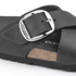 Birkenstock Women's Siena Big Buckle Oiled Leather in Black - Getoutside Shoes
