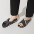 Birkenstock Women's Siena Big Buckle Oiled Leather in Black - Getoutside Shoes