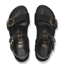 Birkenstock Women's Soley Ring - Buckle Leather in Black - Getoutside Shoes