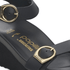 Birkenstock Women's Soley Ring - Buckle Leather in Black - Getoutside Shoes
