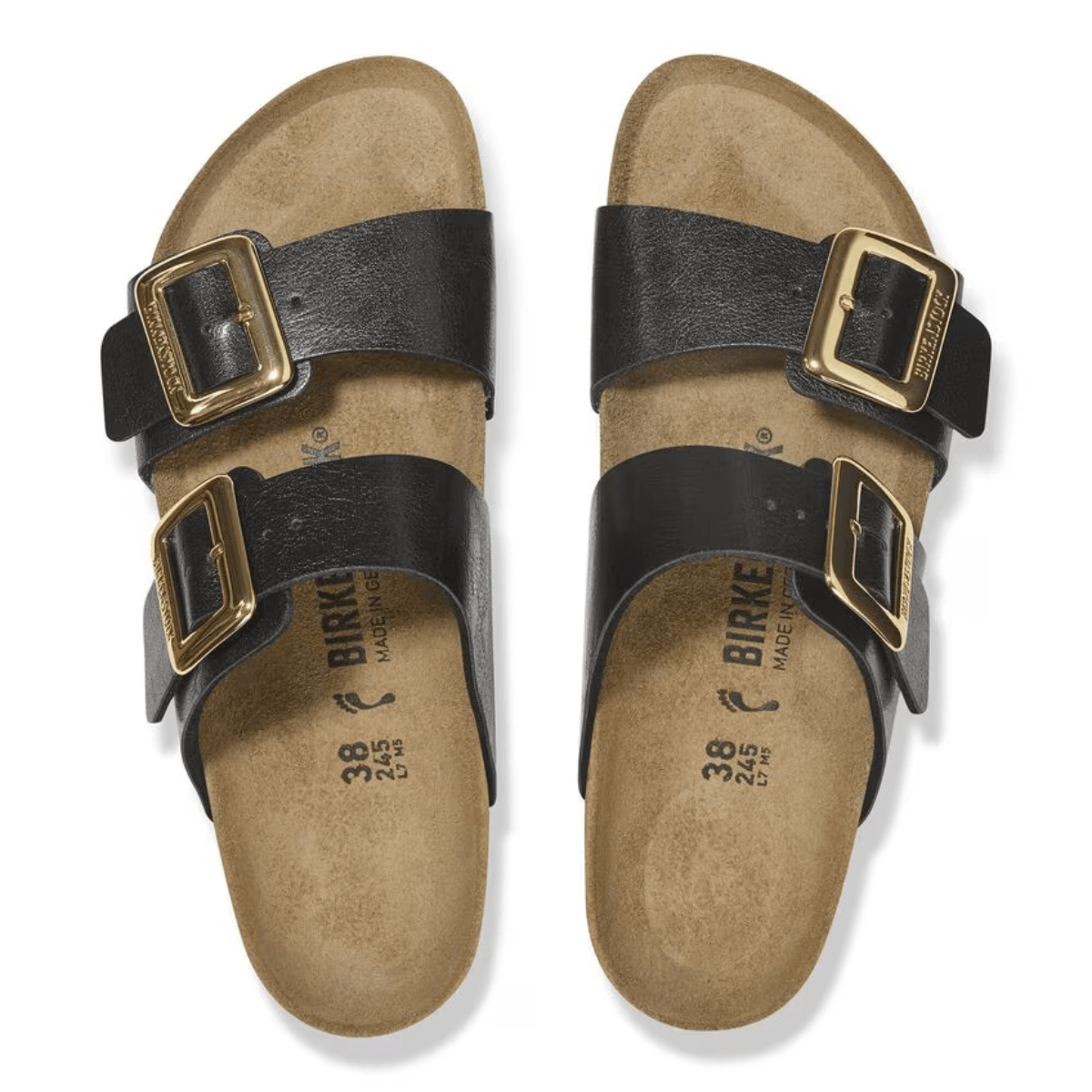 Birkenstock Women's Sydney Luxe Buckle Birko - Flor in Graceful Licorice - Getoutside Shoes