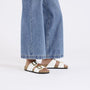 Birkenstock Women's Sydney Luxe Buckle Birko - Flor in Patent White - Getoutside Shoes