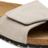 Birkenstock Women's Sylt Suede Leather in Oyster - Getoutside Shoes
