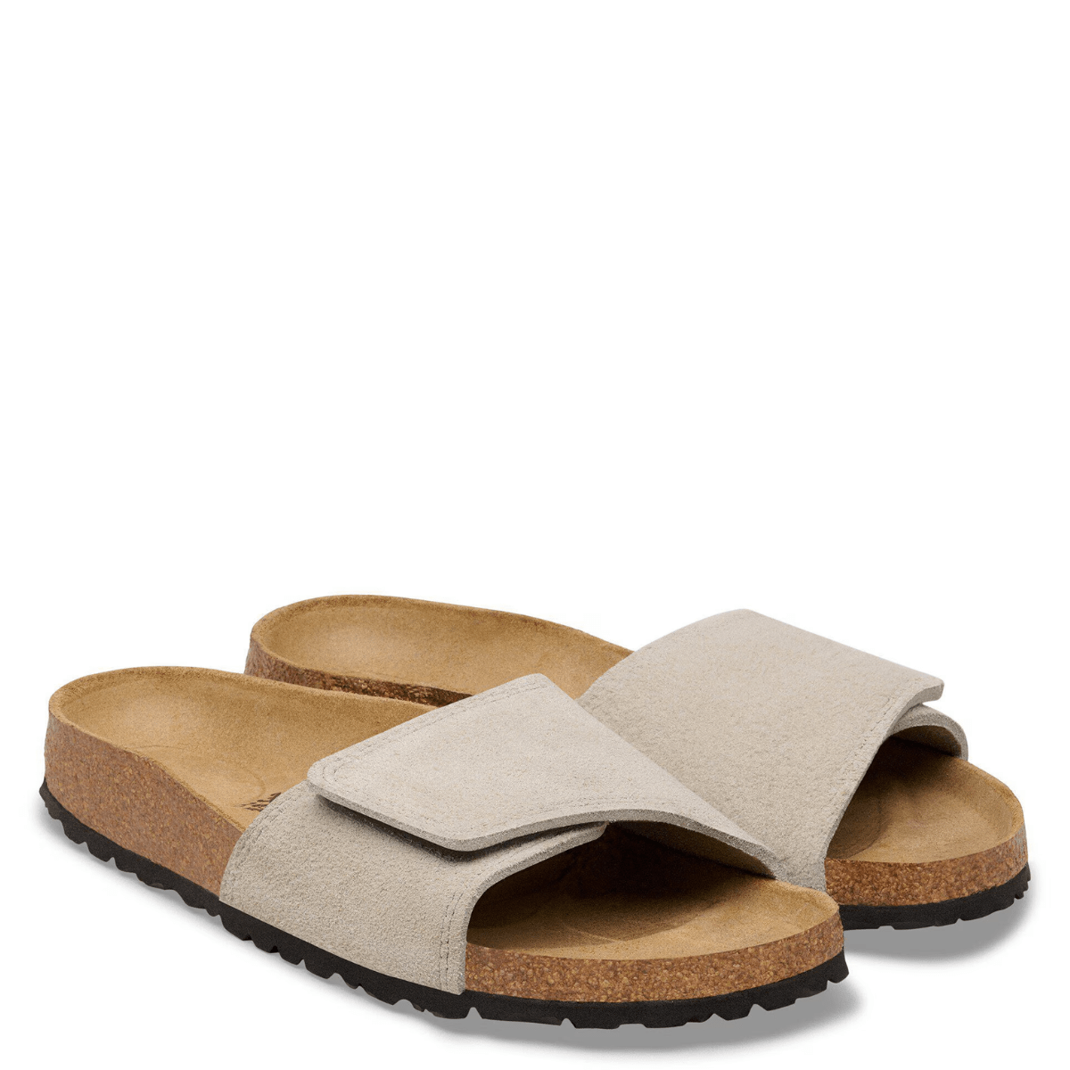 Birkenstock Women's Sylt Suede Leather in Oyster - Getoutside Shoes