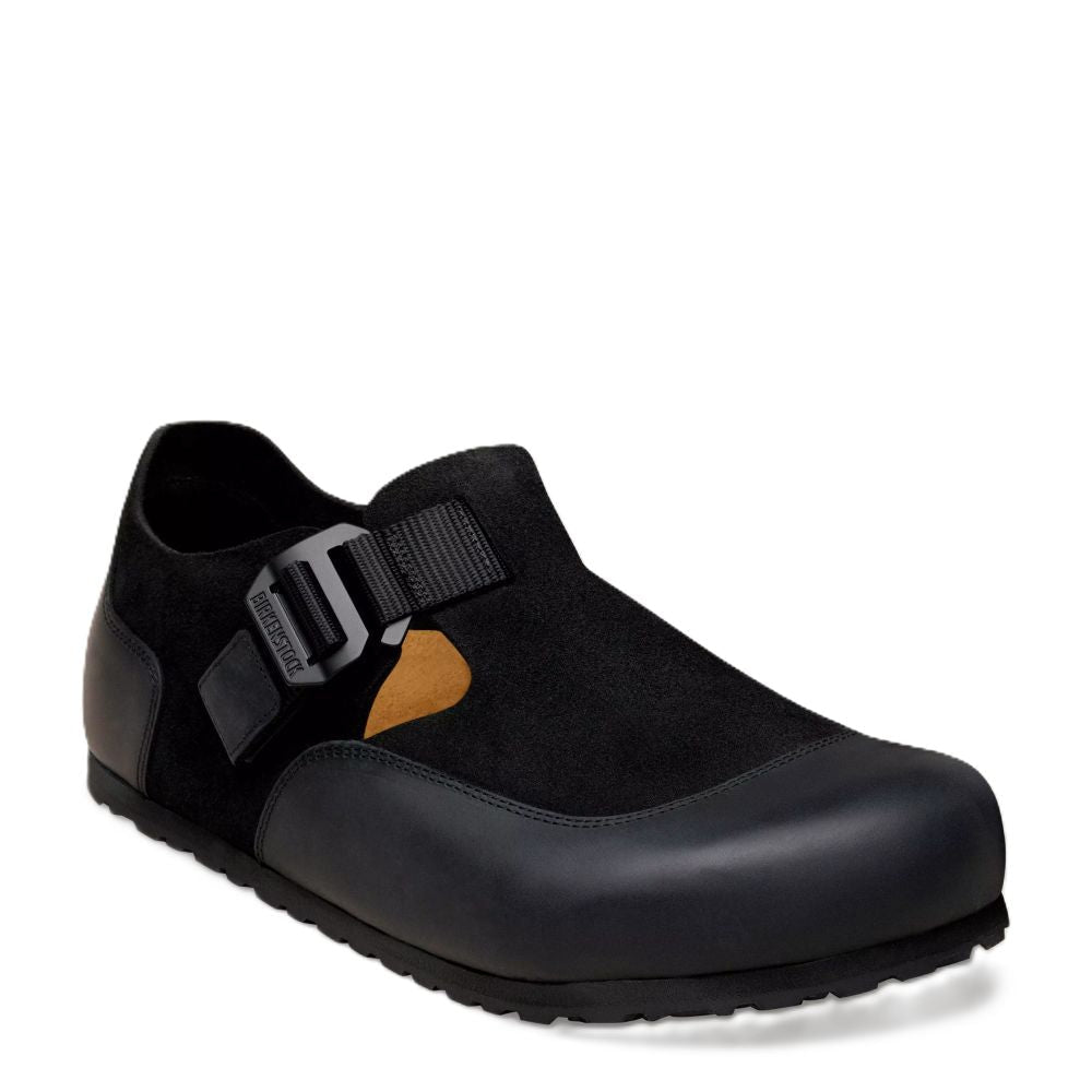 Birkenstock London Nova 2.0 Men in Black - Getoutside Shoes
