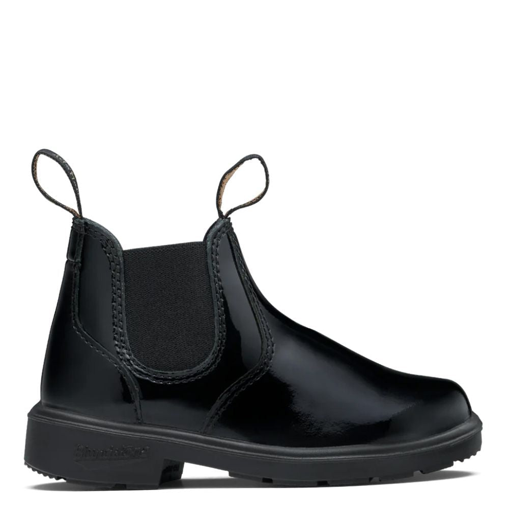 Blundstone Kids 2255 in Black Patent - Getoutside Shoes