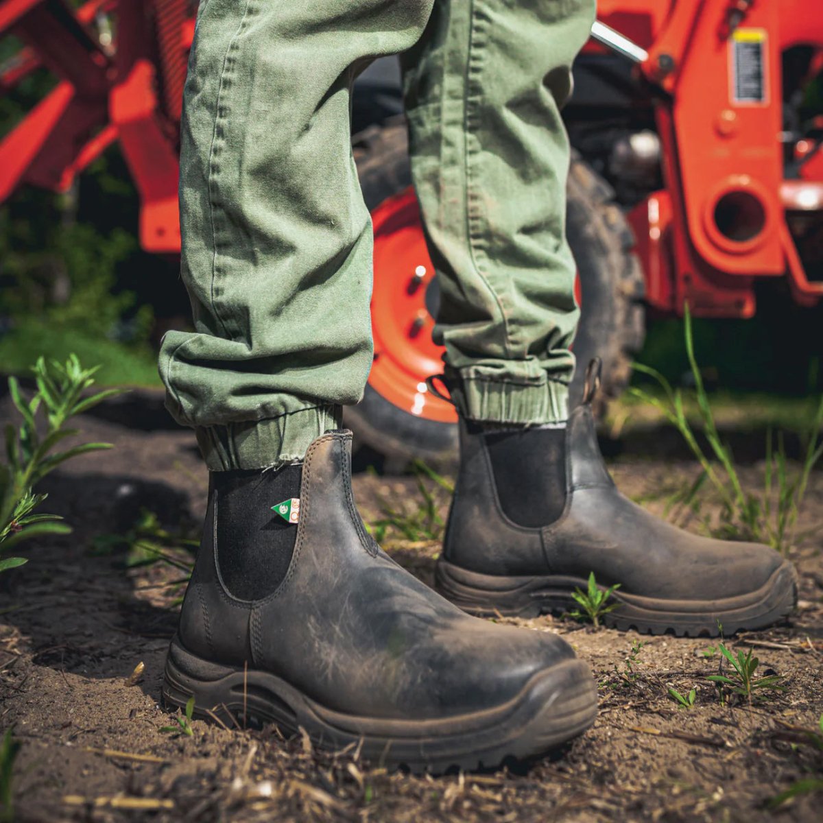 Blundstone Work & Safety Boot 181 in Waxy Rustic Black - Getoutside Shoes