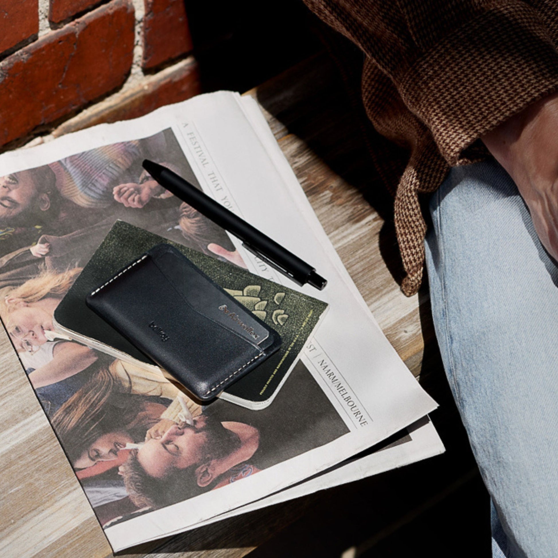 Bellroy Card Slip in Caramel