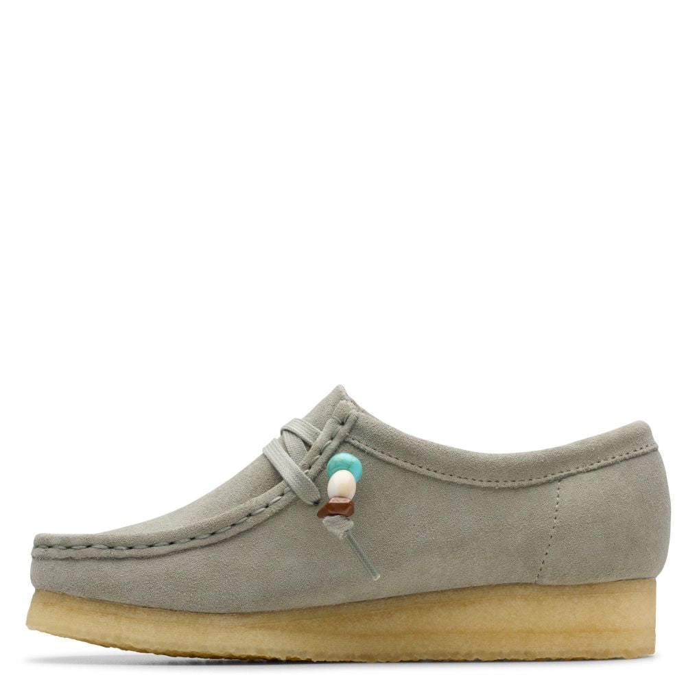 Clarks Women's Wallabee in Sage Suede
