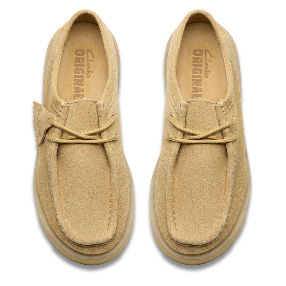 Clarks Women's Meare Walla in Maple Suede