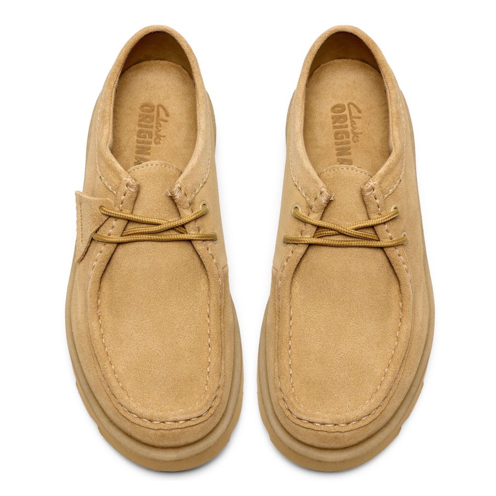 Clarks Men's Meare Walla in Maple Suede