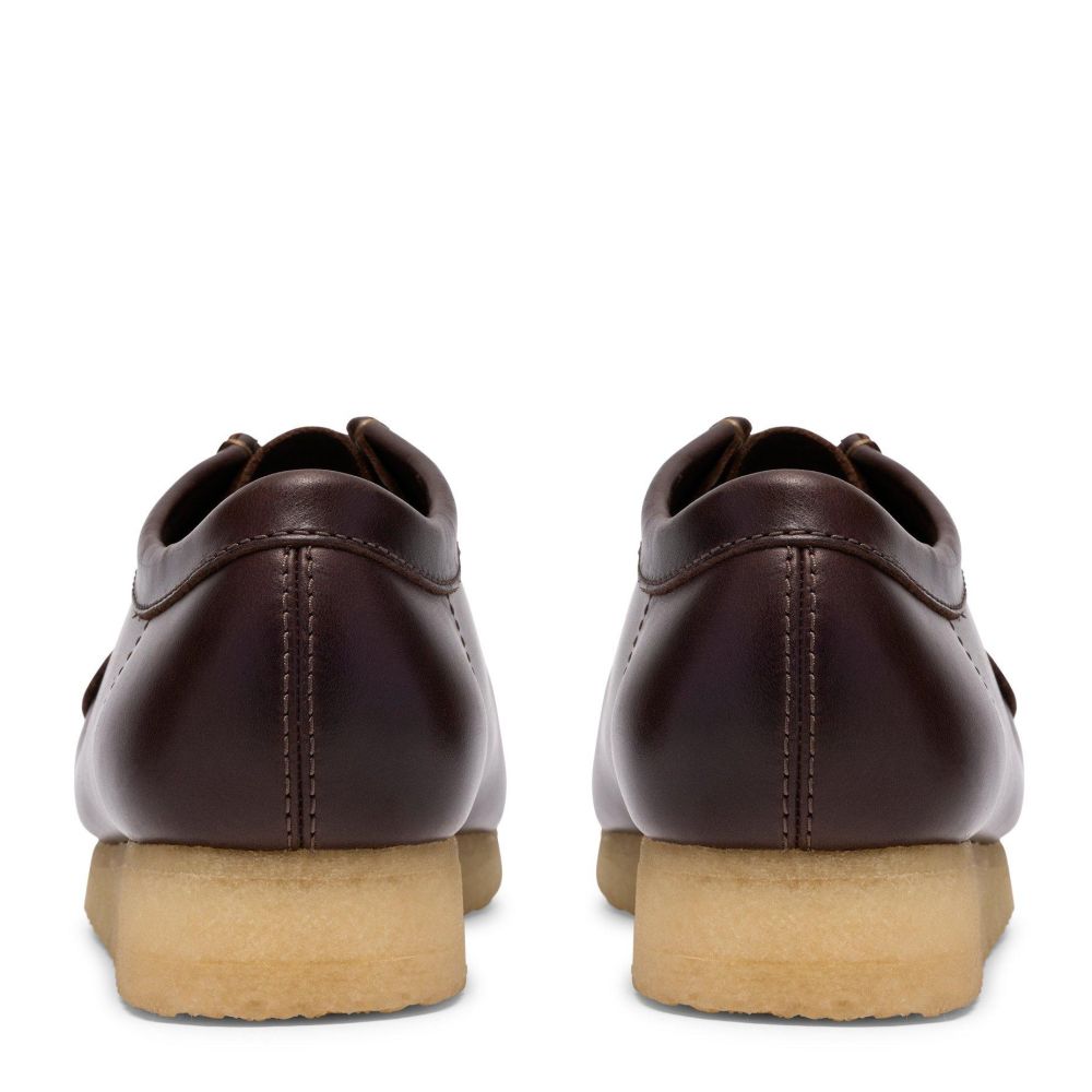 Clarks Men's Wallabee in Dark Brown Leather