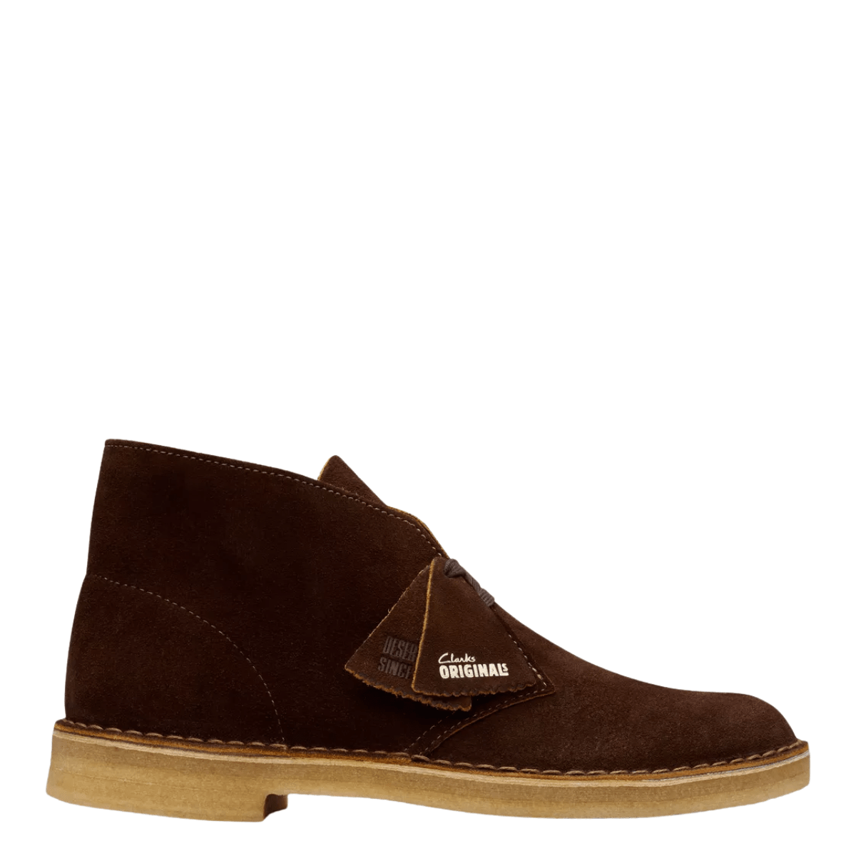 Clarks Men's Desert Boot in Brown/Chestnut Suede - Getoutside Shoes