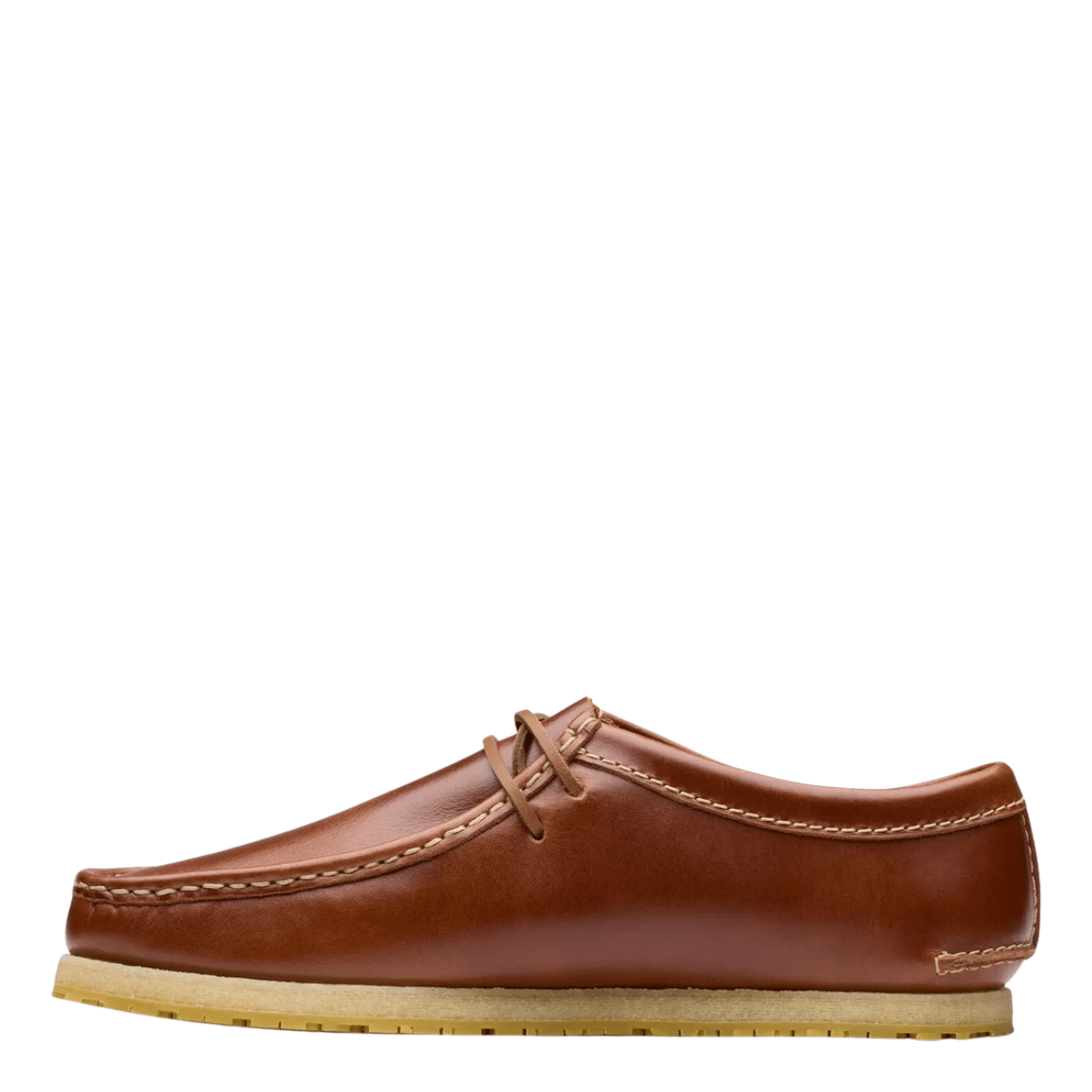 Clarks Men's Godney Lace in Brown Leather - Getoutside Shoes