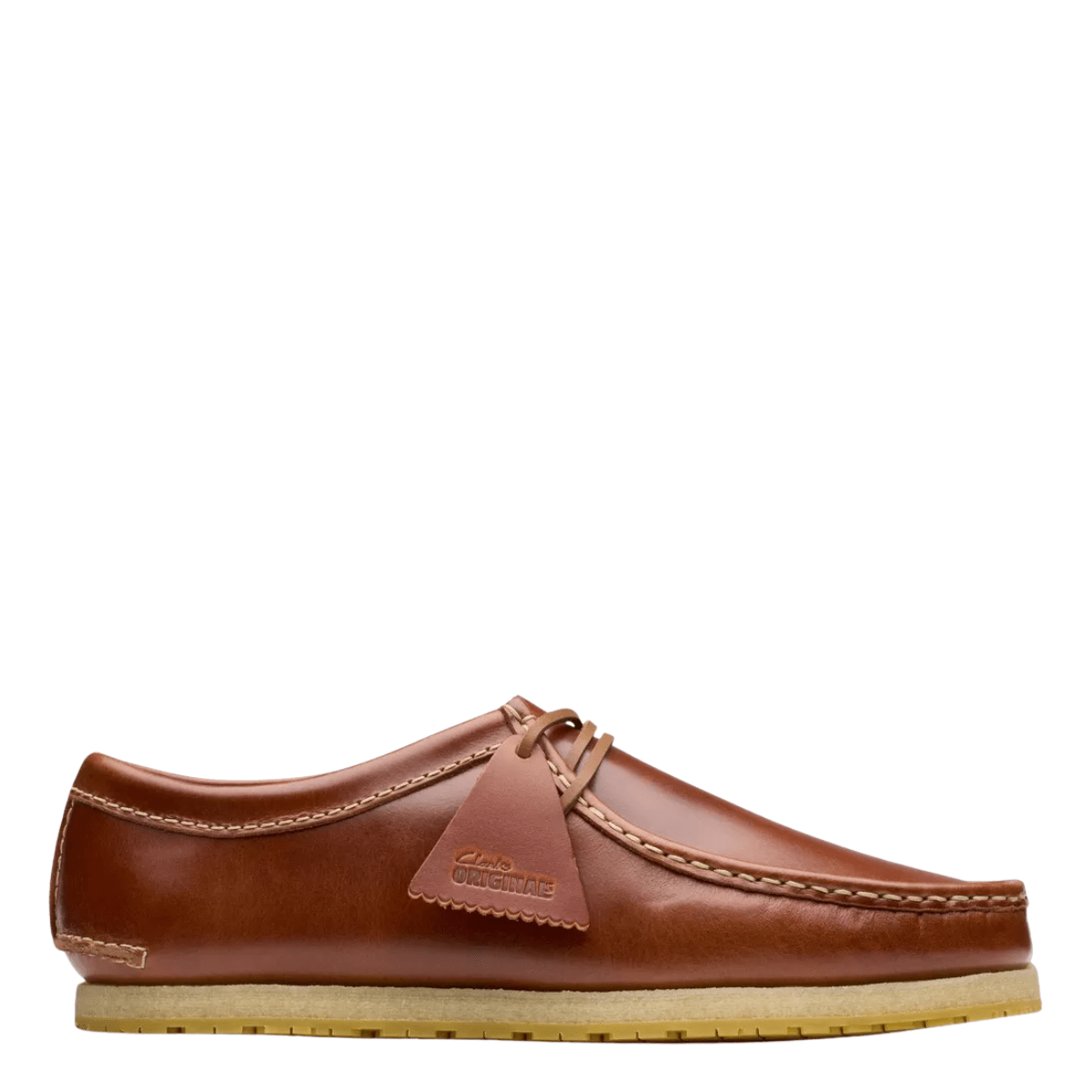 Clarks Men's Godney Lace in Brown Leather - Getoutside Shoes