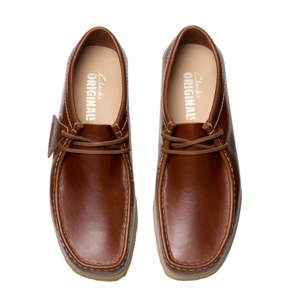 Clarks Men's Godney Lace in Brown Leather - Getoutside Shoes