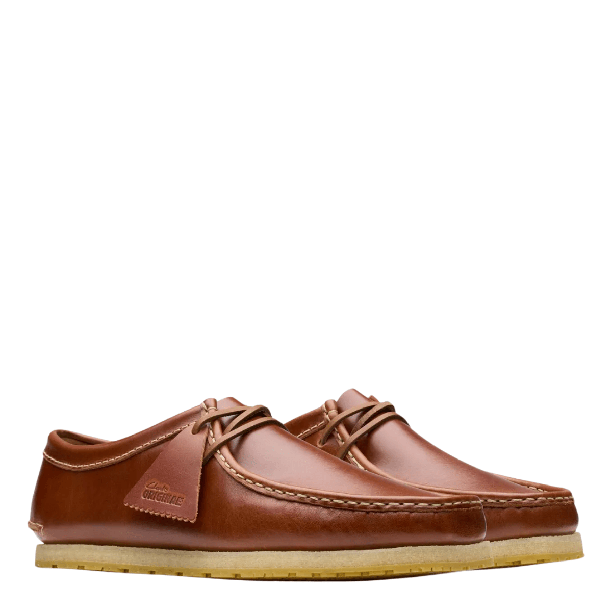 Clarks Men's Godney Lace in Brown Leather - Getoutside Shoes