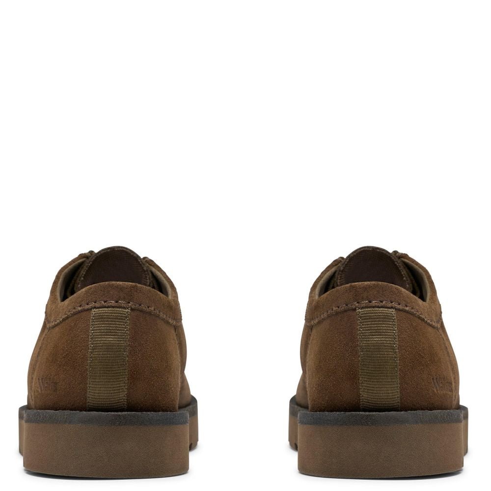 Clarks Men's Meare Walla in Dark Olive Suede - Getoutside Shoes
