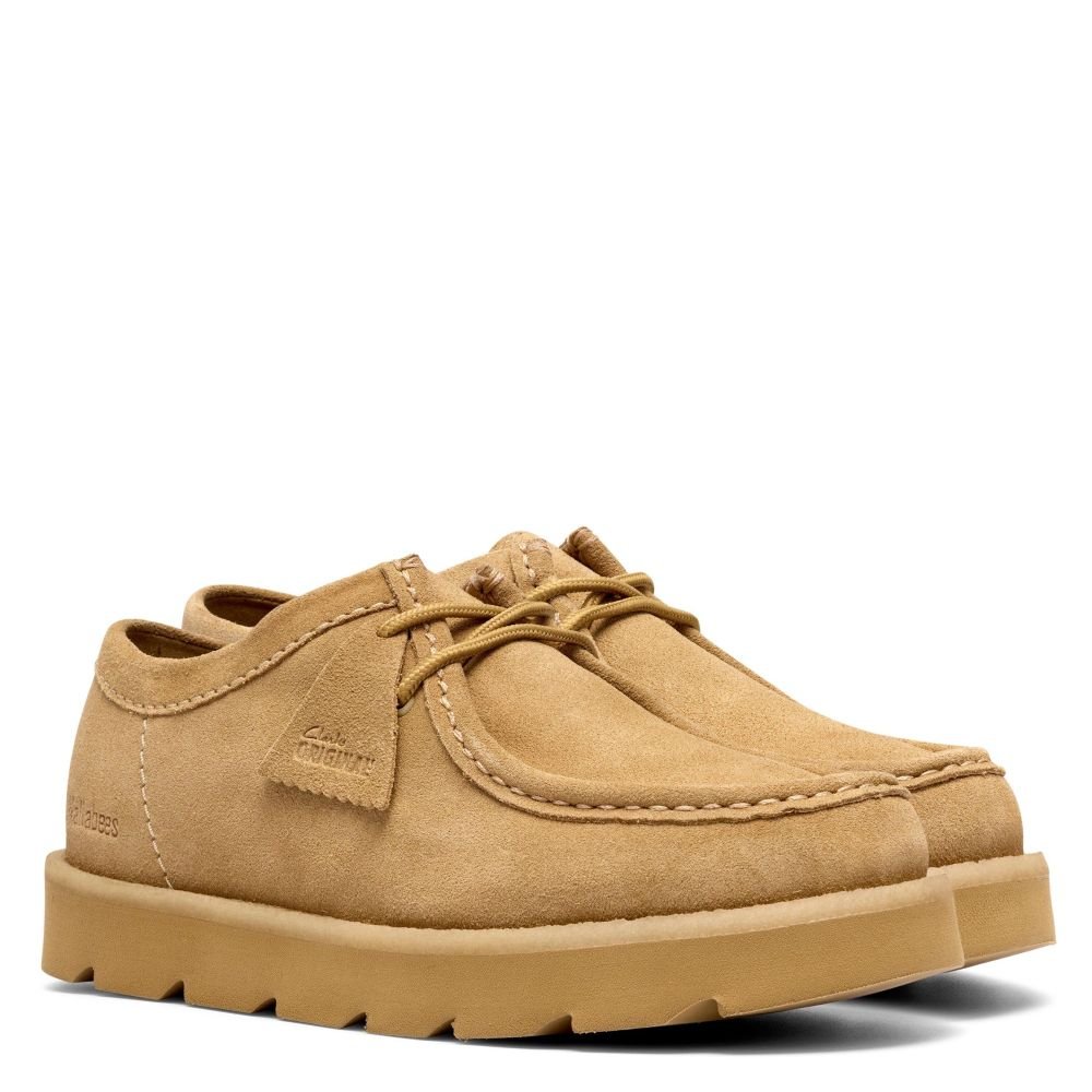 Clarks Men's Meare Walla in Maple Suede - Getoutside Shoes