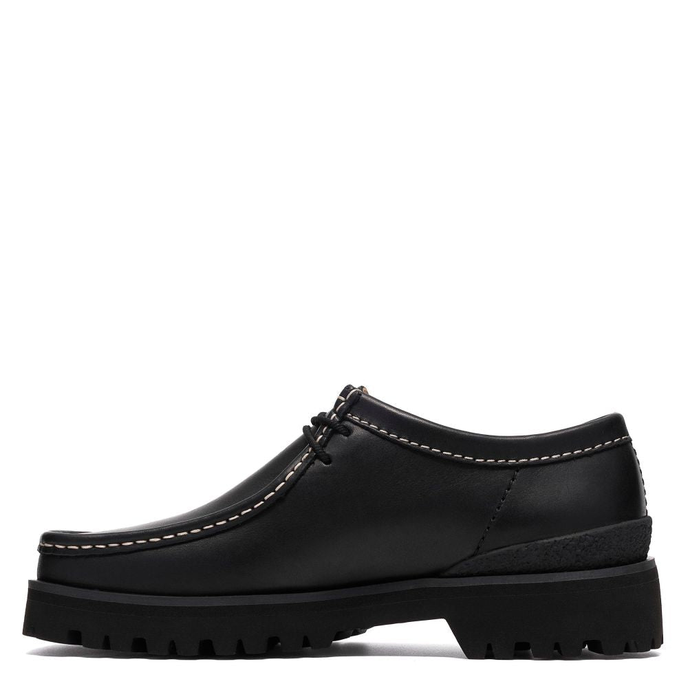 Clarks Men's Walla Yukoner in Black Leather - Getoutside Shoes
