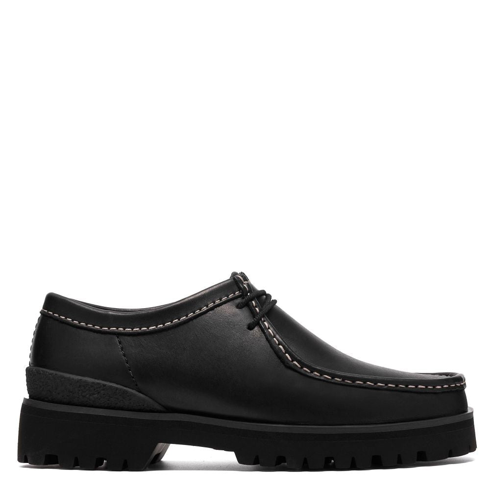 Clarks Men's Walla Yukoner in Black Leather - Getoutside Shoes
